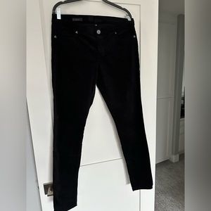 Kut from the Kloth Velvet Black Skinny Jeans (Size 10)